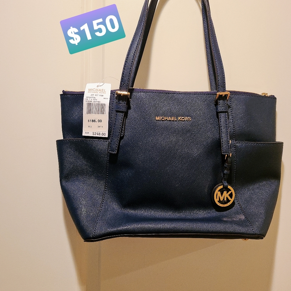 NEW Michael Kors Navy purse